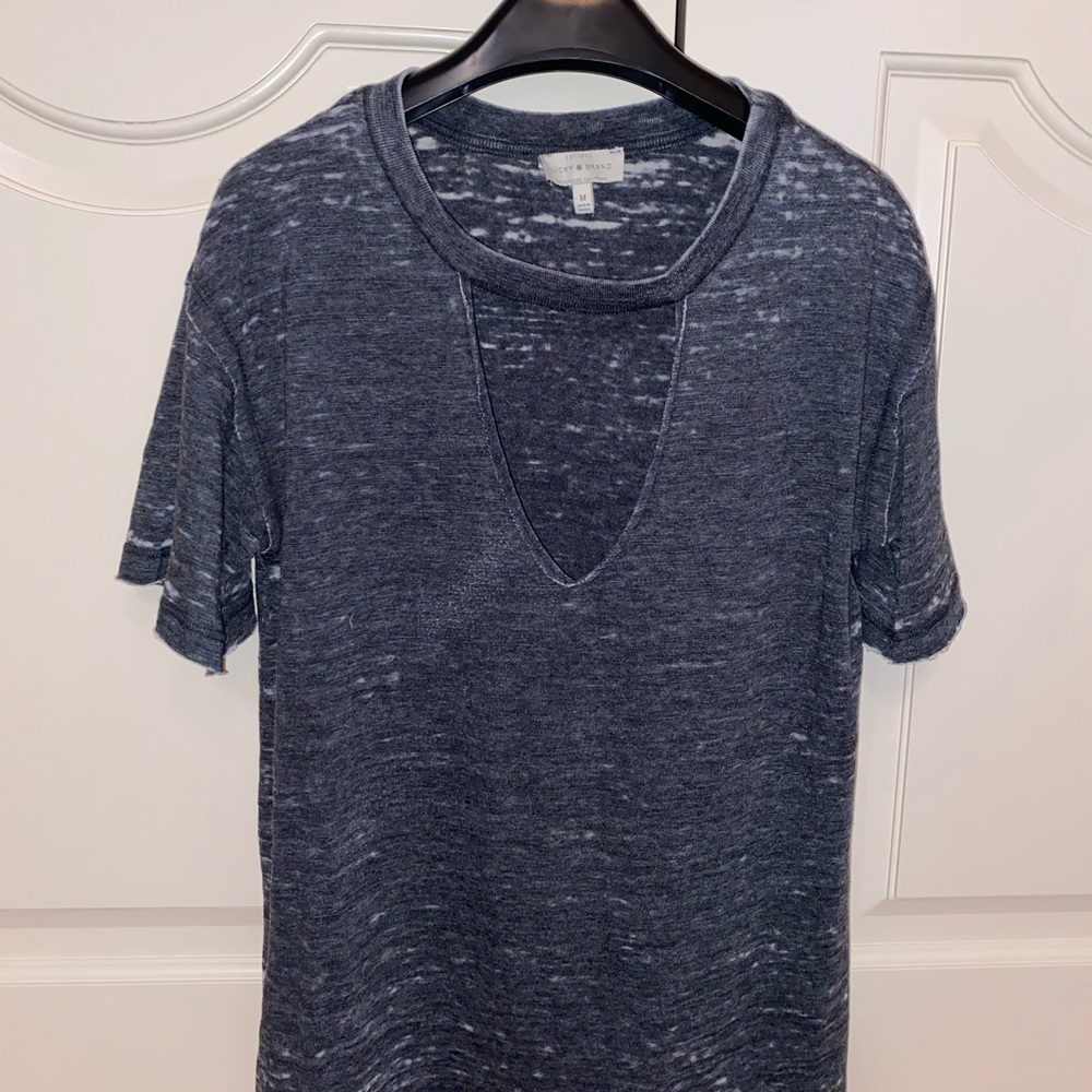LUCKY BRAND DISTRESSED SHIRT